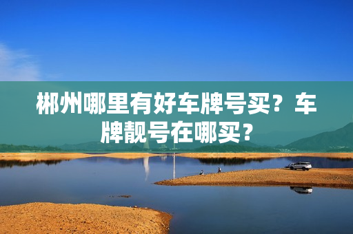 郴州哪里有好车牌号买？车牌靓号在哪买？-第1张图片-车牌靓号网