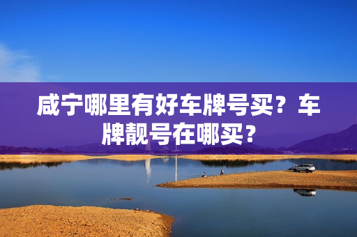 咸宁哪里有好车牌号买？车牌靓号在哪买？-第1张图片-车牌靓号网