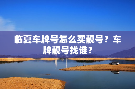 临夏车牌号怎么买靓号？车牌靓号找谁？-第1张图片-车牌靓号网