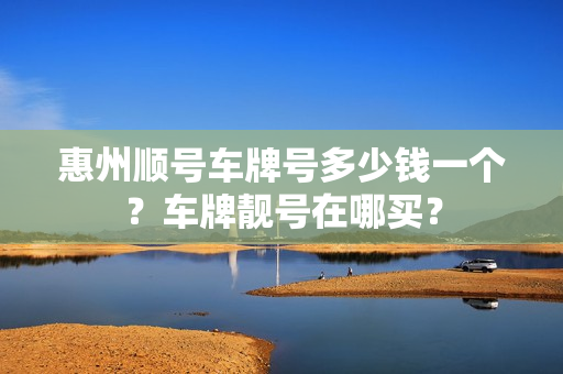 惠州顺号车牌号多少钱一个？车牌靓号在哪买？-第1张图片-车牌靓号网