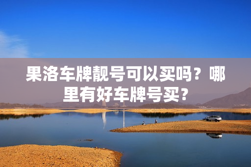 果洛车牌靓号可以买吗？哪里有好车牌号买？-第1张图片-车牌靓号网