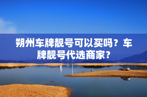 朔州车牌靓号可以买吗？车牌靓号代选商家？-第1张图片-车牌靓号网