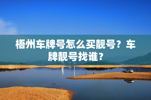 梧州车牌号怎么买靓号？车牌靓号找谁？-第1张图片-车牌靓号网