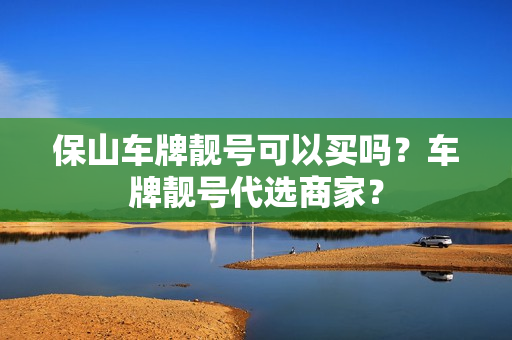 保山车牌靓号可以买吗？车牌靓号代选商家？-第1张图片-车牌靓号网