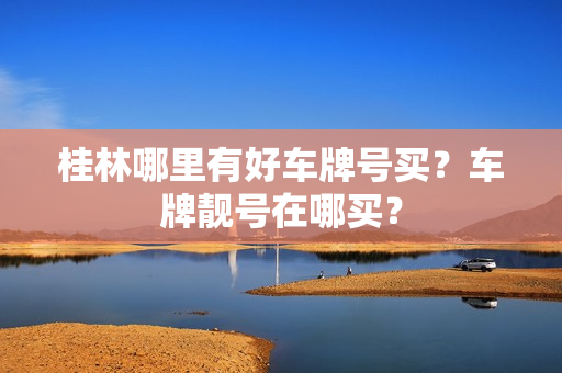 桂林哪里有好车牌号买？车牌靓号在哪买？-第1张图片-车牌靓号网