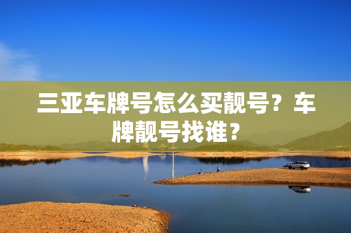 三亚车牌号怎么买靓号？车牌靓号找谁？-第1张图片-车牌靓号网