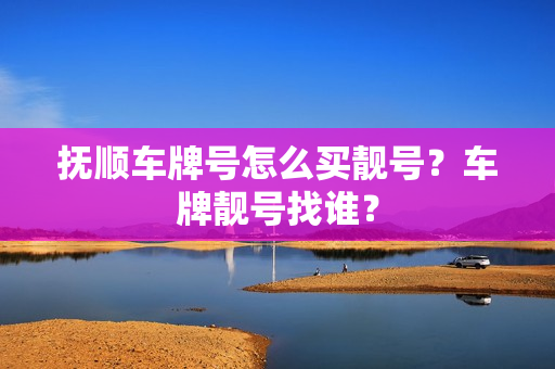 抚顺车牌号怎么买靓号？车牌靓号找谁？-第1张图片-车牌靓号网