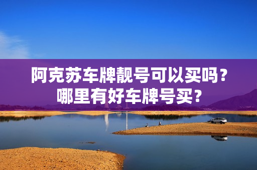 阿克苏车牌靓号可以买吗？哪里有好车牌号买？-第1张图片-车牌靓号网