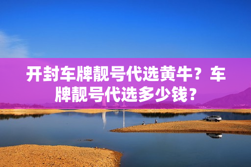 开封车牌靓号代选黄牛？车牌靓号代选多少钱？-第1张图片-车牌靓号网