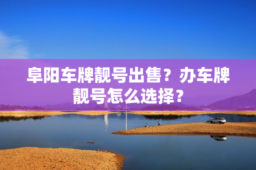 阜阳车牌靓号出售？办车牌靓号怎么选择？-第1张图片-车牌靓号网