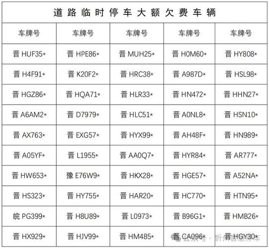 忻州车牌靓号大全及价格表？车牌靓号找黄牛有用吗？-第1张图片-车牌靓号网